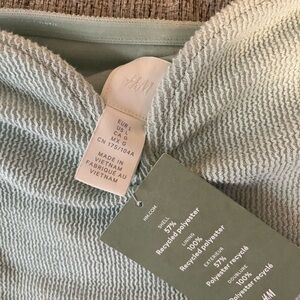 H&M Women's Light Green tube top dress